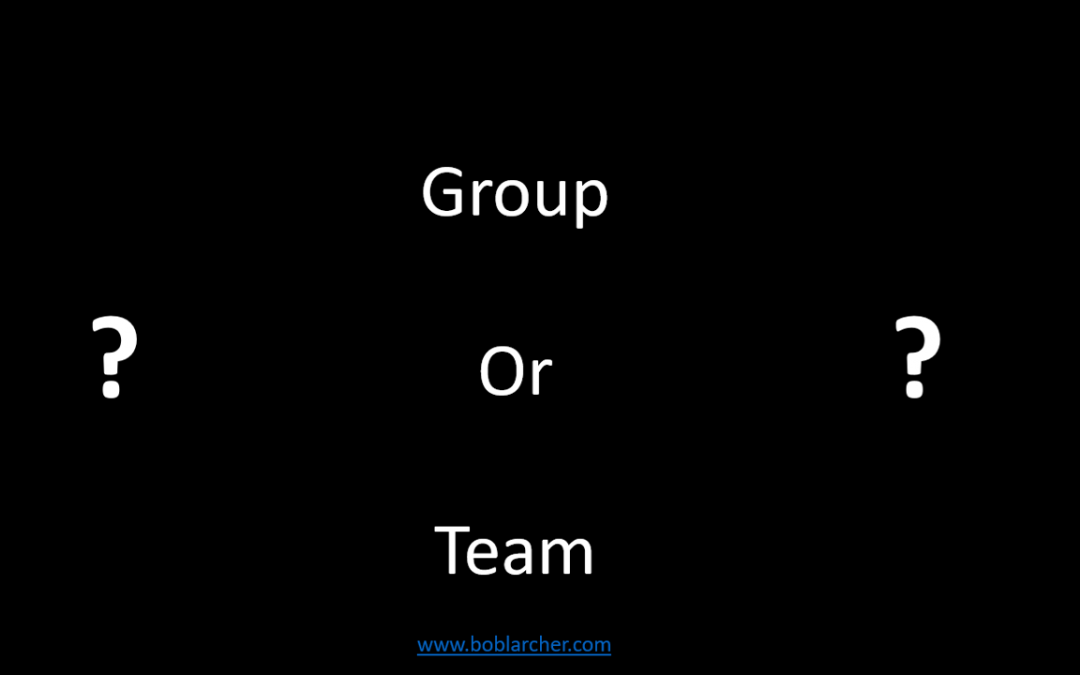 When is a team not a team?