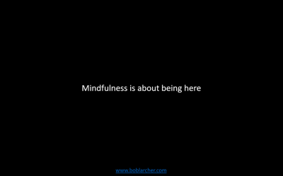 Being Mindful when you have your mind full