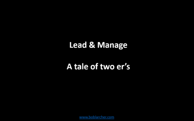 Lead & Manage