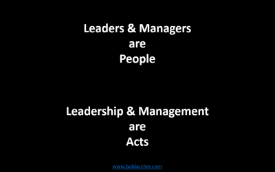 Leadership and management myths