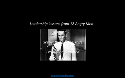 Leadership lessons from 12 Angry Men – lesson 2