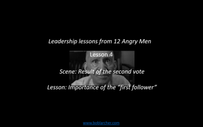 Leadership lessons from Twelve Angry Men – lesson 4