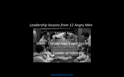 Leadership lessons from Twelve Angry Men – lesson 6